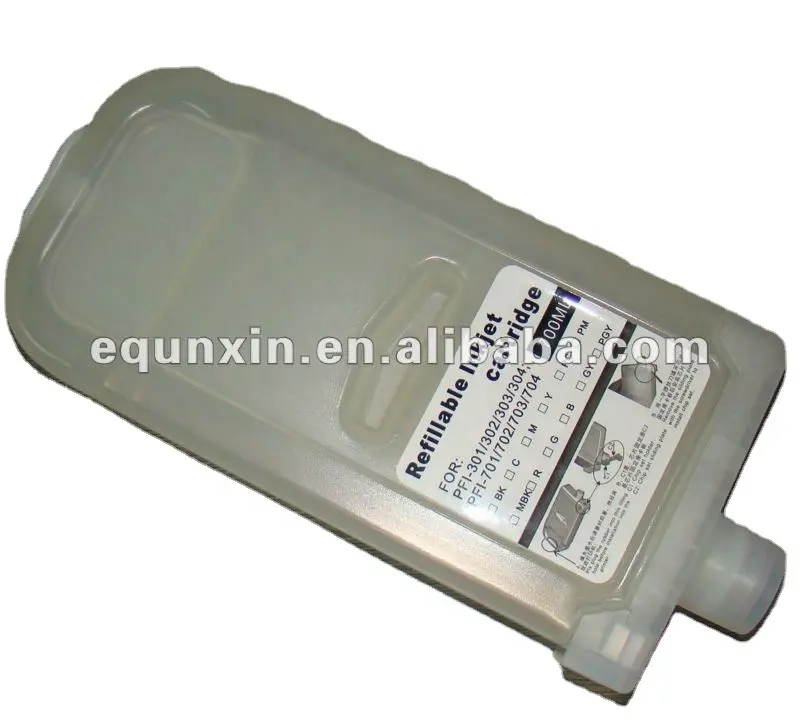 700ml para Canon PFI-701 IPF8000/IPF8100/IPF8300/IPF810 recarga cartucho de tinta para impresora de gran formato