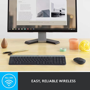 Custom Russian Logitech MK470 Ergonomic Office Pc Mobile Switches RGB <strong>Computer</strong> Laptop Tablet <strong>Wireless</strong> <strong>Keyboard</strong> <strong>Mouse</strong> <strong>Combos</strong> - Product Image 5