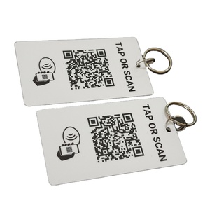 Smart Ntag424 Dna <strong>Qr</strong> <strong>Code</strong> Nice PVC Business LED NFC Luggage Cards - Product Image 1