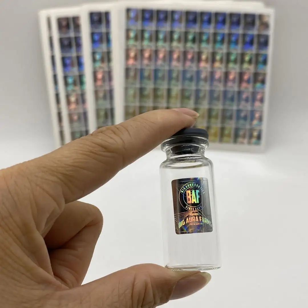 Etiquetas de seguridad personalizado holograma pegatinas