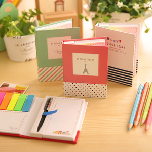 Simple Lovely Multiple Styles Customizable Logo <strong>Combination</strong> Portable Office Students Lovely Note Book <strong>Notepad</strong> - Product Image 6