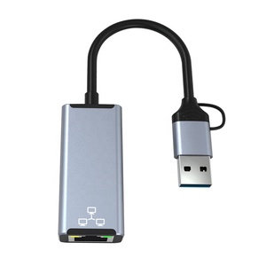 USB C /USB A Ethernet adaptörü USB 3.0 10 100 1000 Mbps Gigabit LAN ağ adaptörü Mini RJ45 Internet adaptörü - Product Image 6