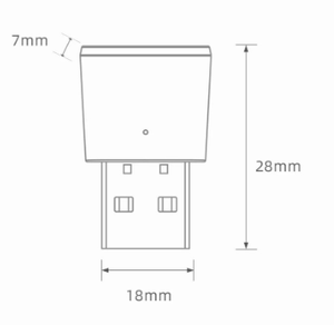 Graffiti Smart <span class=keywords><strong>Zigbee</strong></span> Signal Amplifier Enhancer Répéteur <span class=keywords><strong>Zigbee</strong></span> sans fil Récepteur USB à pénétration murale - Product Image 3