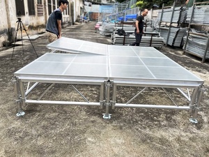 イベントトラススタンドポータブルステージ表彰台屋外コンサートステージラインアレイピーカー照明トラスシステム - Product Image 5