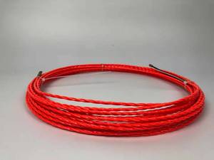 10m (10x1m) fiberglas tel çektirme elektrik kablo çekici kablo tel koşu çekme itme kiti