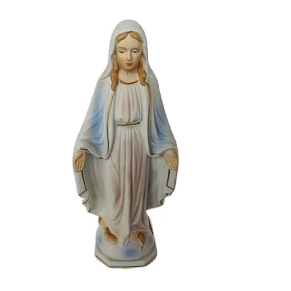 Estatua de la Virgen María, escultura de busto Vintage, regalo de la Madre de Dios, Jesús, decoración de Iglesia