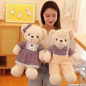 Sevgililer günü toptan hediye peluş <span class=keywords><strong>t</strong></span>-shirt ile oyuncak ayı peluş oyuncak ayı dolması hayvan özel ayıcık oyuncak ayı peluş peluş oyuncak