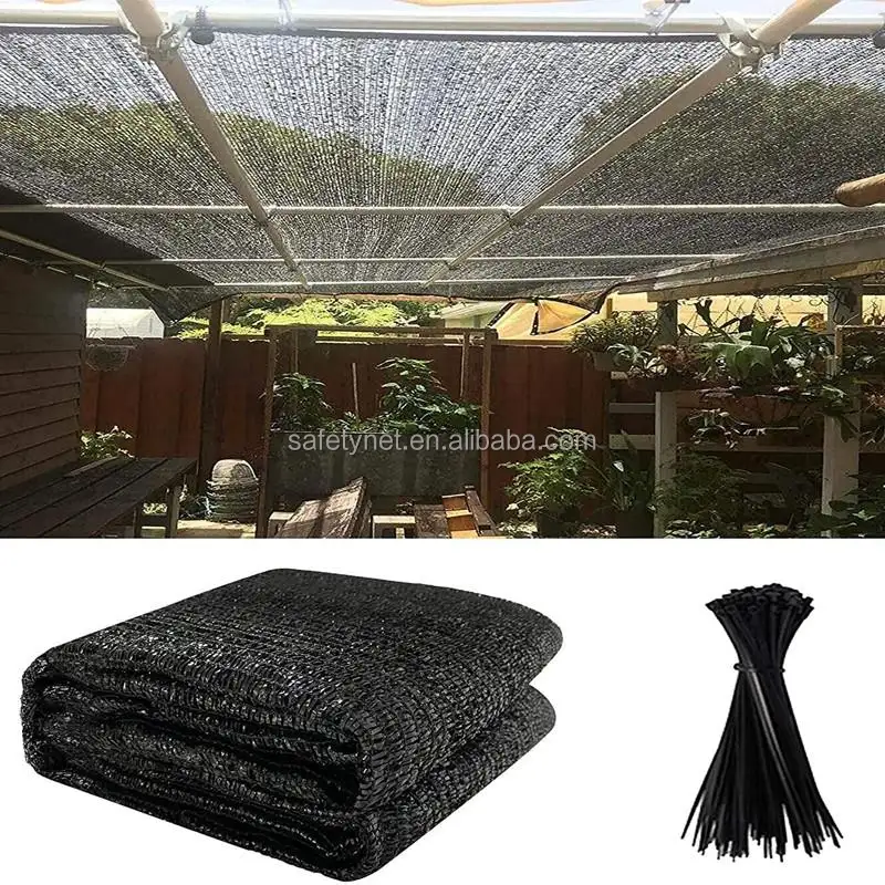 Prix de gros Filet d'ombrage HDPE avec protection UV pour serre de jardin
