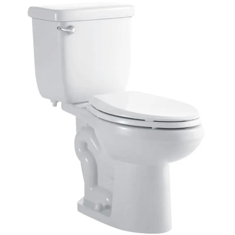 Venta caliente American Standard Sanitary Ware Cuarto de baño inodoro de doble descarga Montado en el piso Baño de inodoro de dos piezas