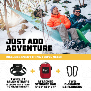 Tùy Chỉnh Phụ Kiện Trọng Lượng Nhẹ Ultralight Có Thể Gập Lại Nylon Ngoài Trời Di Động Võng Đu Cho Đi Bộ Đường Dài Và Cắm Trại - Product Image 4