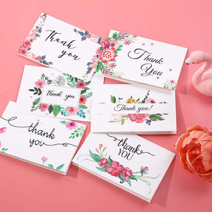 Kişiselleştirilmiş özel Logo örnek boş tasarım düğün tebrik teşekkür ederim hediye notları kartları 4x6 Set zarflar ve paketi - Product Image 5