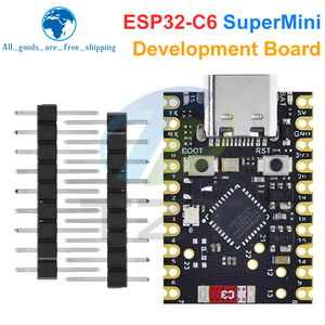 Scheda di sviluppo ESP32-C6 TZT SuperMini scheda di programmazione microcontrollore di apprendimento scheda centrale del Controller - Product Image 6