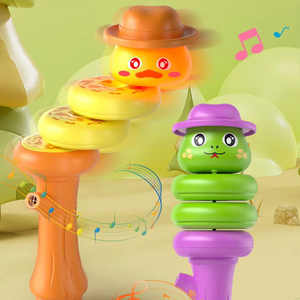 בקרת מתח איזון נדנדה תולעת מסתובבת חמדן נחש ילדים צעצוע של נחש צפצוף נחש מזנק ברווז