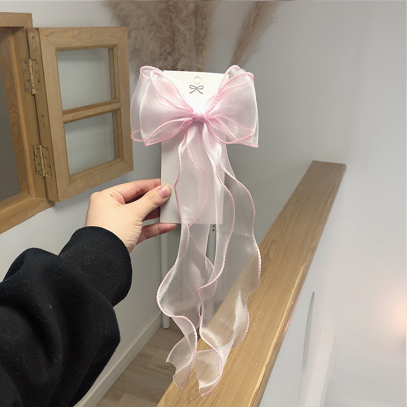 3 pink organza