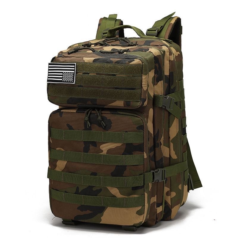 Jungle camouflage American flag