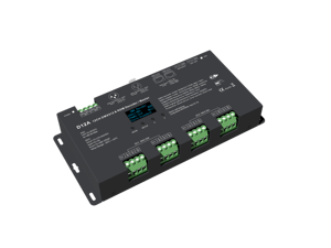D12A 12 Kanal * 5A RGB RGBW DMX512 & RDM Decoder DMX Master OLED Digital anzeige PWM Controller