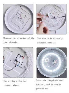 หลอดไฟ LED ติดเพดานหรี่แสงได้โมดูลให้แสงสว่าง36W 3CCT แหล่งหลอดไฟ LED โมดูล LED สำหรับเปลี่ยน - Product Image 6