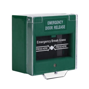 Saikiot Break Glass Call Point uscita di emergenza pulsante di rilascio uscita pulsante porta interruttore pulsante di rilascio uscita di emergenza - Product Image 4
