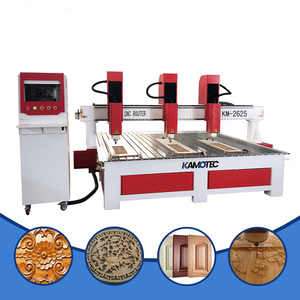 Enrutador de madera CNC de cabezales múltiples de alta eficiencia, fresadora CNC 3D de 5 ejes, mesa giratoria, máquina enrutadora Cnc de cabezales múltiples - Product Image 5