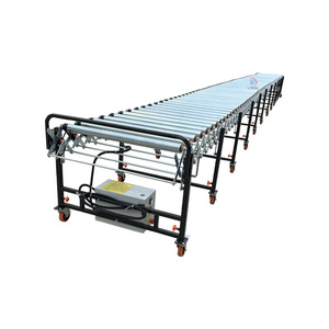 Customized Length Non-slip Flexible Powered Roller <strong>Conveyor</strong> with Skate Wheels for 50kg Feed Bags <strong>Container</strong> <strong>Loading</strong> <strong>Unloading</strong> - Product Image 5