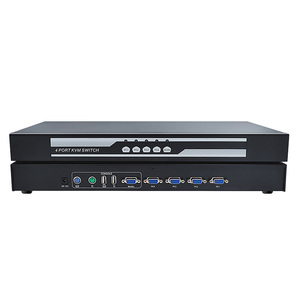 1080P 4 puertos VGA KVM Switch 4 entradas 1 salida 4x1 VGA Switcher con consola USB PS2