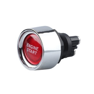 IP67 12V/24V indicatore di accensione per barca da corsa in metallo elettronico 1NO1NC interruttore a combinazione pulsante di avviamento del motore per le regate nautiche - Product Image 1