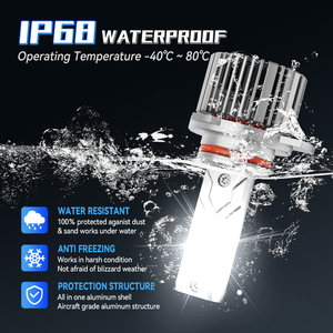 하이 퀄리티 100W 10000LM 자동차 LED 헤드 라이트 전구 6068 <span class=keywords><strong>H4</strong></span> H11 H7 H11 자동차 액세서리에 대한 고출력 칩 6000K 색온도 - Product Image 4