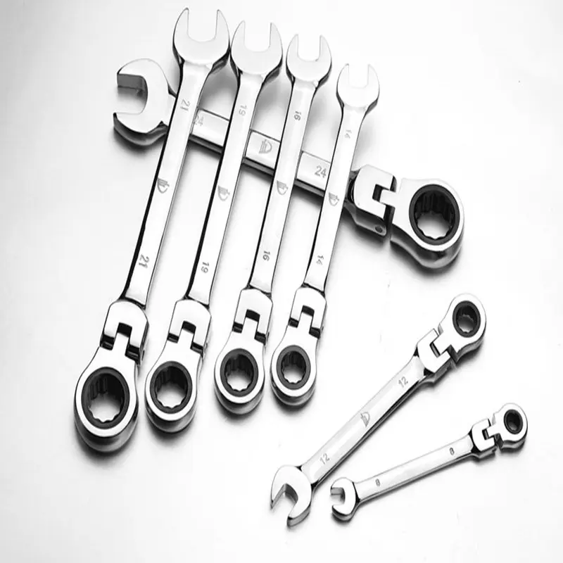 Delixi Durable Using Low Price Ratchet Hardware Tools Multifunctional Wrench Spanner Set