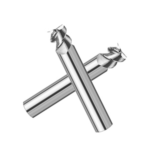 <strong>50Mm</strong> Length Cnc Tool Solid Carbide End Mill Short End Flat Milling <strong>Cutters</strong> for Aluminium Milling Cnc <strong>Cutter</strong> - Product Image 1