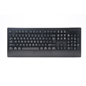 Teclado personalizado de alta calidad, tamaño completo, con cable USB, lector de tarjetas inteligentes