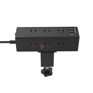 Enchufe de escritorio USB con interruptor 20W Carga rápida Diseño de mesa de 3 puertos Nivel IP44 16A Corriente nominal - Product Image 5