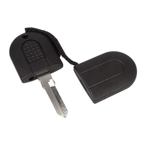 <strong>New</strong> Style Pill Remote Transponder Car <strong>Key</strong> Shell Fob for V-W 16V MK2 Golf GTI HU49 Uncut Blade with LED Light - Product Image 2