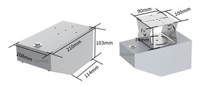 Düşük fiyat nehirler akış izleme su seviyesi hız sensörü Radar debimetre satılık - Product Image 6