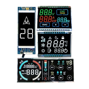 Hochwertiges Farbsiebdruck-Siebdruck-Weitwinkel feld Anpassen des VA-LCD-Sieben-Segment-VA-VATN-LCD-Displays Benutzer definiert - Product Image 2