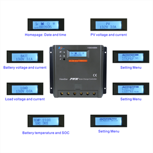 EPEVER VS BN Series 10A 20A 30A 45A 60A Muilti <strong>Functional</strong> LCD Display PWM Solar Charge <strong>Controller</strong> 12/24/36/48V <strong>Controller</strong> - Product Image 4