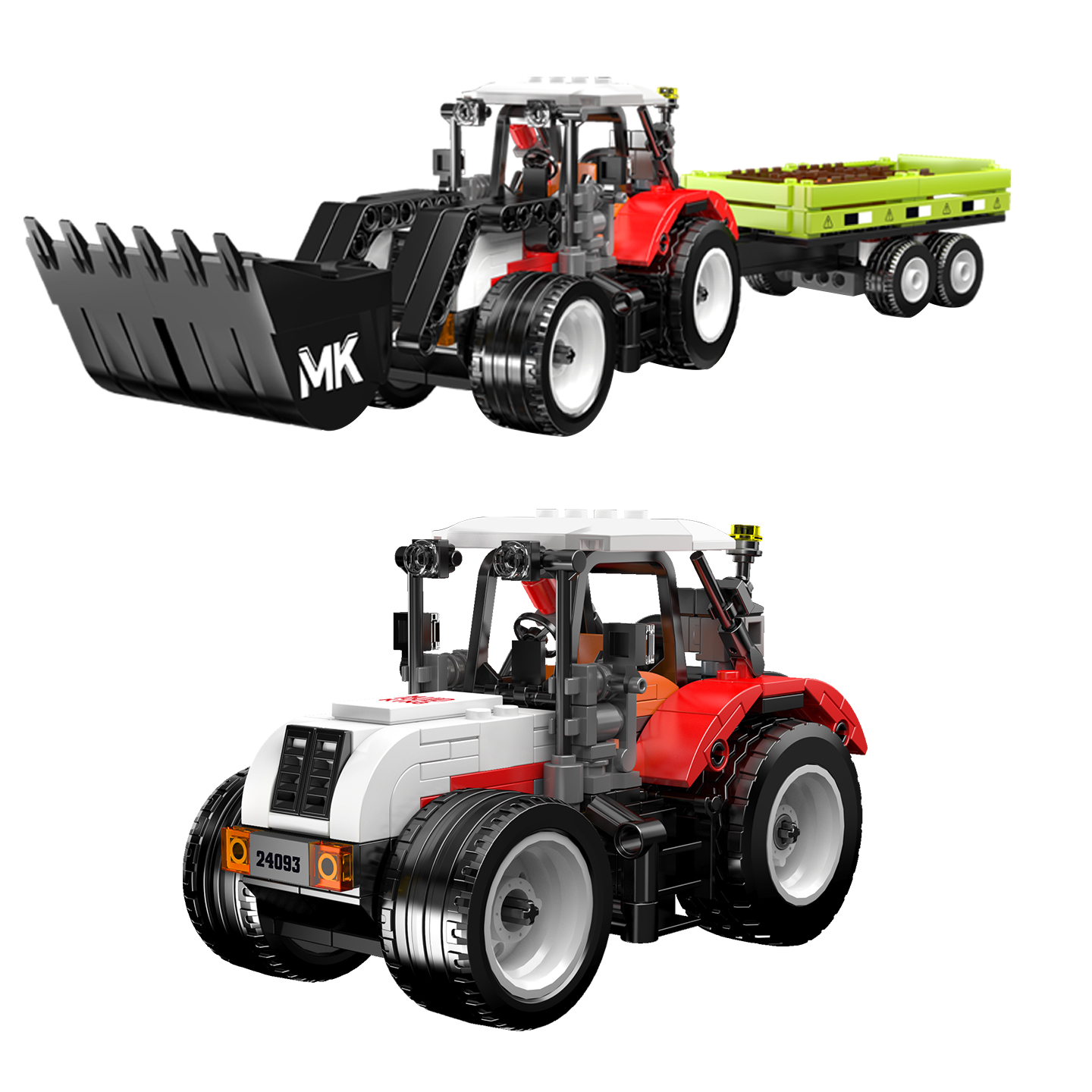 Agricultural forklift trailer-504 particles
