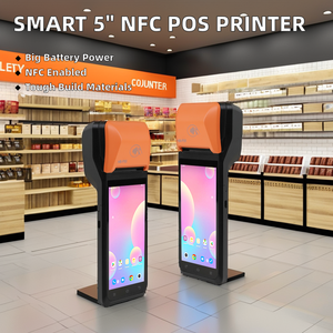 2025 Новое Обновление Android 12 POS портативный умный терминал с принтером USB Bluetooth NFC Wi-Fi технологии подключения - Product Image 3