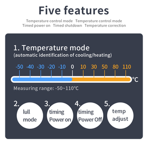 Termostato controlador de temperatura de Control de temperatura Digital con Sensor, novedad de 2017 - Product Image 2