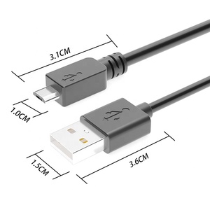 Cable de carga USB 2,0 Micro B personalizado para teléfono móvil Android Usb2.0 A macho a Micro macho Cable de fecha de carga 1m - Product Image 6
