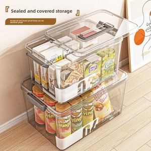 Lớn nhựa trong suốt hộp lưu trữ cho đồ lặt vặt và đồ chơi hộ gia đình di động tổ chức bin - Product Image 4