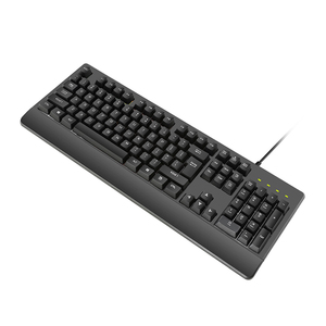 Teclado ergonómico con cable USB para ordenador de escritorio, teclado ergonómico de Microsoft para el hogar y la Oficina, KB-399 - Product Image 3
