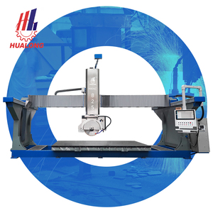 HUALONG Stone Machinery Automático Multifunción 5 Axis Cnc Router Bridge Saw Máquina de corte de piedra de mármol con fresado - Product Image 1