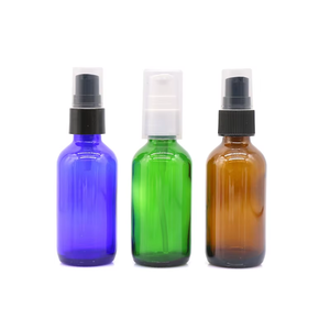 Ucuz 5ml 10ml 15ml 20ml 30ml 50ml 100ml açık yeşil mavi Amber cam yüz vücut odası parfüm şişesi sprey kapağı ve beyaz kutu ile - Product Image 3
