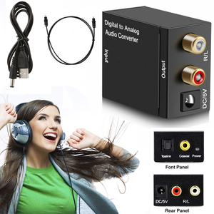 Óptico Coaxial Toslink Digital a analógico convertidor de Audio adaptador RCA L/R 3,5mm - Product Image 6