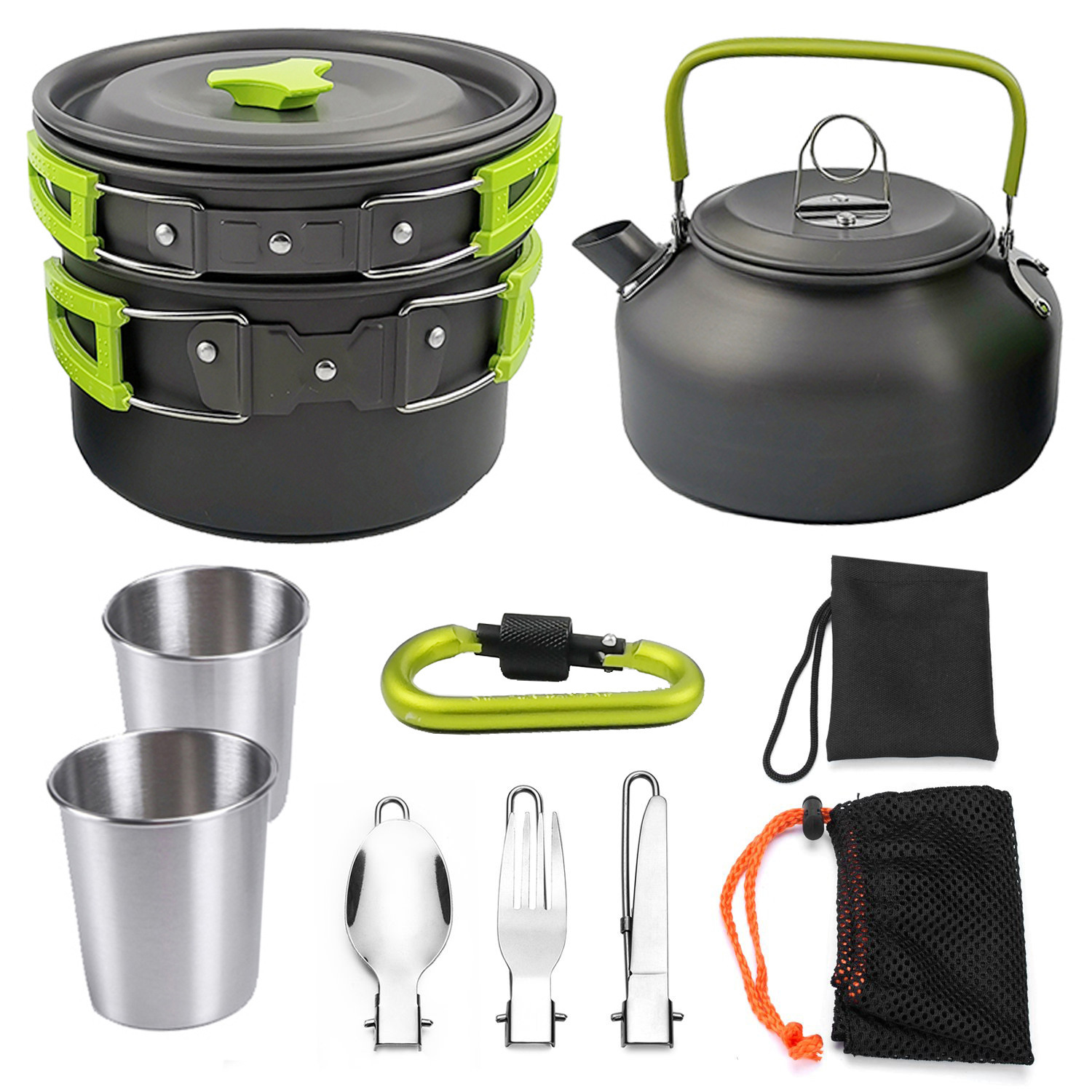 308 Single-Layer Cup Set (Green)