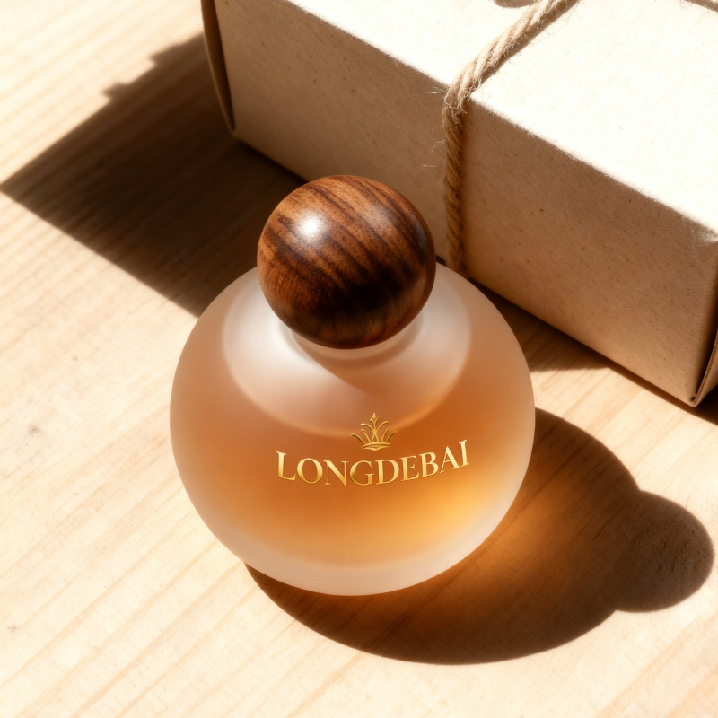 clear glass bottle
