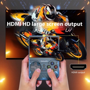 Açık kaynak D008 taşınabilir Retro Arcade oyun konsolu nostaljik 3D çift sistem 64GB bellek IPS ekran el Video oyunları hediye - Product Image 4