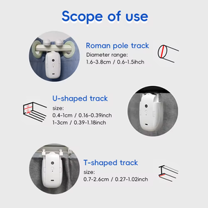 Glomarket tuya wifi không dây Rèm mở điều khiển bằng giọng nói điện tự động điều khiển thời gian thông minh rèm động cơ Robot - Product Image 6