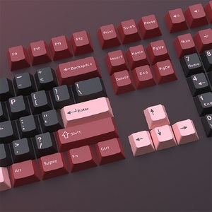 PBT การฉีดสองสีฝาปิดกุญแจ126คีย์โปรไฟล์เชอร์รี่ดับเบิลช็อต gmk keycaps สำหรับแป้นพิมพ์เกมเชิงกล - Product Image 5