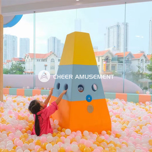 Trẻ em trượt bóng hồ bơi sân chơi trong nhà với thép không gỉ và xây dựng bằng gỗ 100 + Công suất bởi cho - Product Image 3